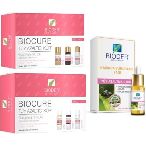 Feather Reducer Set Ant Egg Oil 30 Ml + body Serum 3x10ml + face Serum 3x5ml