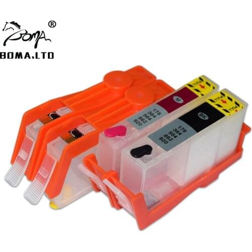 BOMA.LTD 685 Refillable Ink Cartridge For HP Deskjet Ink Advantage 4615 4625 5525 6525 3525 With Permanent Chips