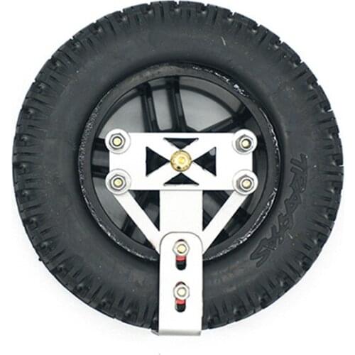 Adjustable Spare Tire Holder Bracket Wheel Mount Rack for 1/10 TRAXXAS TRX4 G500 RC Car Parts Stainless Steel