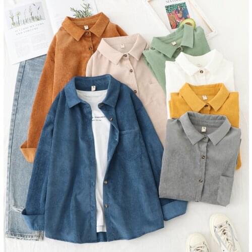Roslight Women's Corduroy Shirts