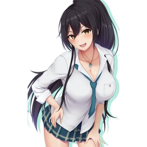 RuleMylife Shirase Sakuya Sexy Anime Girl car stickers decal anime cute car accessories decoration pegatinas para coche