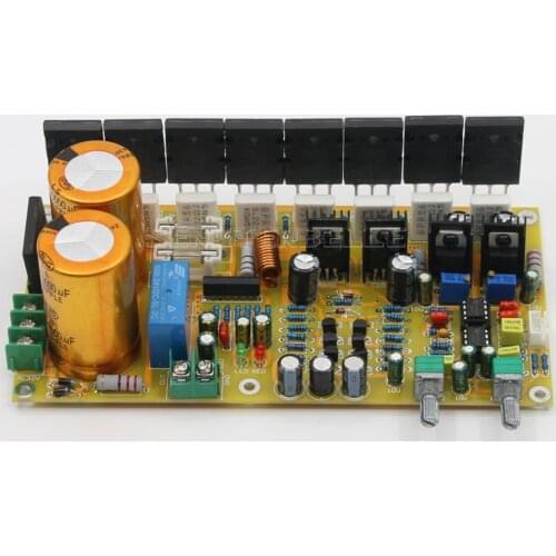 Assemble HiFi 400W High-power Subwoofer Amplifier Board TTA1943+TTC5200 Mono Home Audio Amp