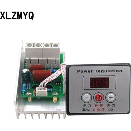 AC 220V 10000W SCR Voltage Regulator Dimming LED Dimmer Motor Speed Controller Thermostat Dimer 220 V Power Supply AC 110V 220V