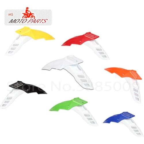 ABS Plastic Motocross Dirt Bike Universal Super Moto EVO Front Fender Fenders Fit fit for DRZ KX YZ WR XR EXC CRF RMZ KLX
