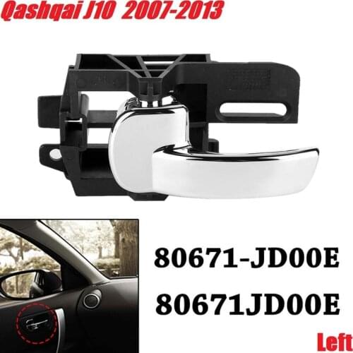 Interior Inner Door Handle Front Rear for Nissan Qashqai J10 2007-2013