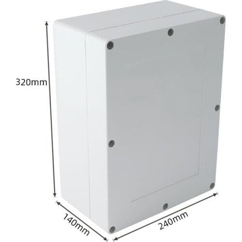 320*240*140MM IP65 Waterproof Junction Boxes Plastic Enclosure Box Outdoor Electrical Enclosure Case Wiring Connection Box