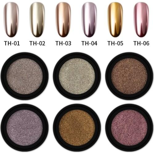 0.2g/Jar Ultra-bright/ Ultra-fine Magic Glitter/ Mirror Dust for Manicure/ Nails Chrome Mirror Powder/Synthetic Resin Pigment#MC