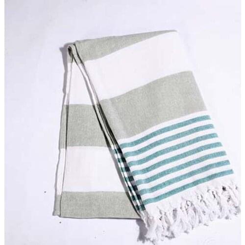 100% Cotton Bathing Towel Beach Coast Blanket Turkish Shawl Hotel Tassel Tippet Scarves 100x180cm