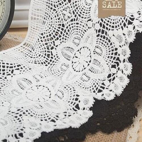 17cm high soluble embroidery lace DIY manual