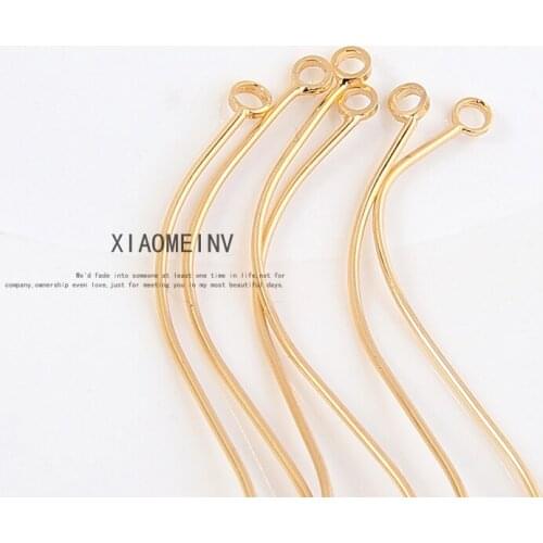 6pcs Korean Copper plating Practical Twisted S Shape Earrings For Women Girl Double Head Hanging diy Jewelry Accessories