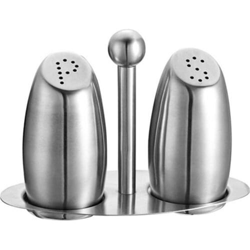 Restaurant Stainless Steel Seasoning Bottle Creative Kitchen Tool Supply Seasoning Box Salt Shaker Salt Pot