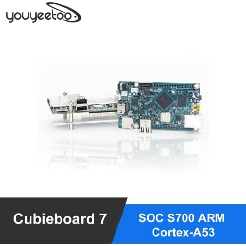 Cubieboard7 Actions SOC S700 ARM Cortex-A53 Quad-Core 2G LP DDR3 8G eMMC development board/ android/linux/Open source