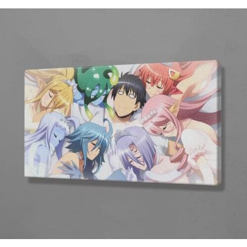 Home Decor Canvas Monster Musume Hd Print Posters Painting Japan Anime Role Modern Wall Art Living Room Modular Picture No Frame