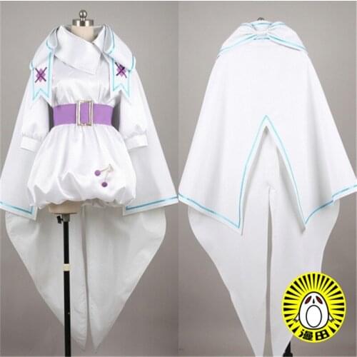 Hot Anime Macross F Sheryl Nome Cosplay Costumes Classic Style White Rabbit Uniform Dress Full Set S-L Or Custom-Make Any Size