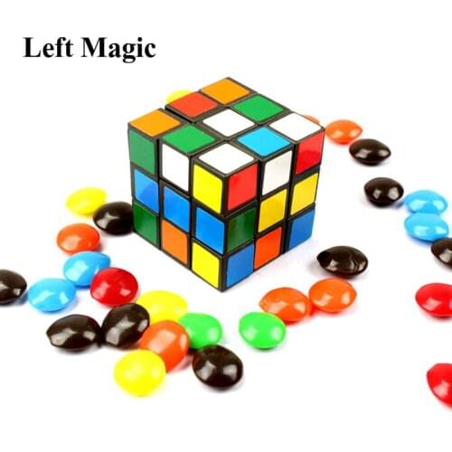 Cube To Candy (Not Include Candy) Magic Tricks Stage Gimmick Prop Illusion Funny Object Appearing Magic Props Accessories