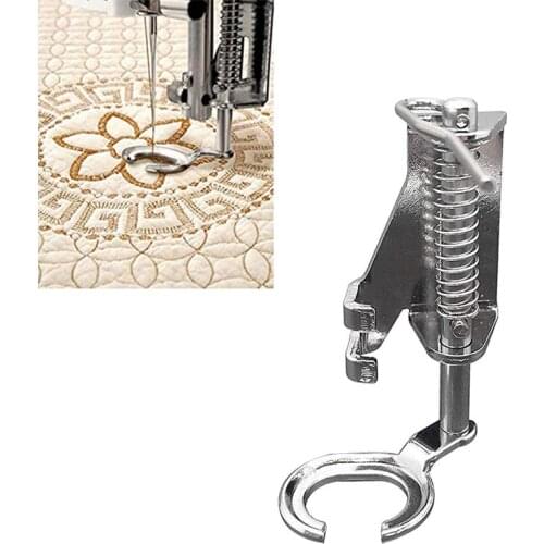 Low Shank Free Motion Darning Foot, Open Toe Foot #4021L-OT for Singer,Brother and Many Domestic Low Shank Sewing Machines