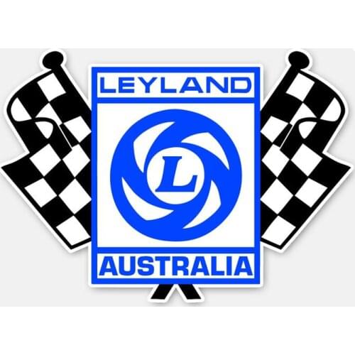 Personality 12.5CM*8.9CM Car Styling LEYLAND AUSTRALIA Helmet Body Window Car Sticker