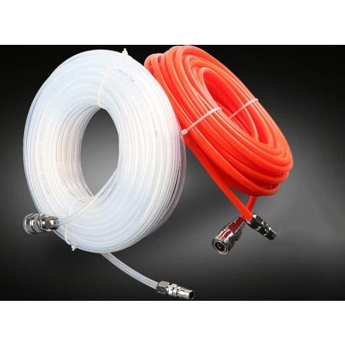 5M 10m 20M Polyurethane PU Air Compressor Hose Tube Pneumatic Hose Pipe for Compressor Air Tool PS20 + PP20 Type Household Tools