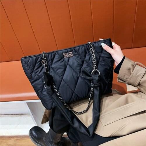 Luxury Lingge Ladies Handbags Large-capacity Womens Bags 2021 Fall/Winter New Trendy Fashion Shoulder Bags Wild Messenger Bags