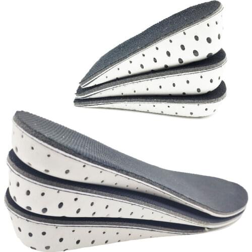 Memory Foam Height Increase Insole For Feet Hard Breathable Heel Lifting Inserts Shoe Lifts Shoe Pads Elevator Insole for Unisex