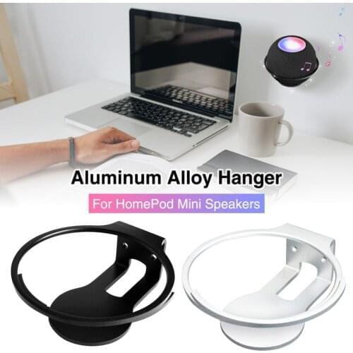 Smart Speaker Wall Bracket Aluminum Alloy Hanger for HomePod Mini Speaker Holder Stand