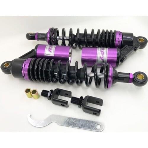 Universal 12.5 "320mm Motorcycle Air Shock Absorber Rear Suspension For Yamaha Motor Scooter ATV U-Shaped Swivel 335mm