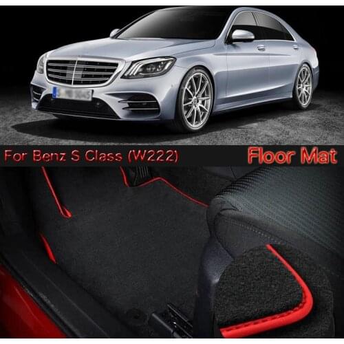 High Quality Soft Nylon Custom Made Non Slip Heavy Duty Floor Carpet Mat Rugs For Benz S Class W222 2014-2017
