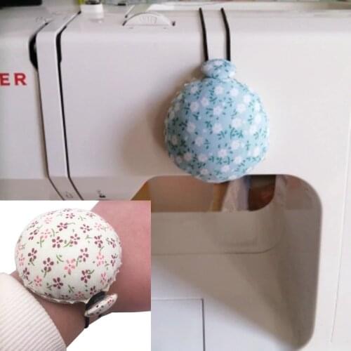 1Pc Home Sewing Supplies Lovely Wrist Strap Sewing Needle Pin Cushion DIY Craft Tool for Stitch Needlework 5BB5963