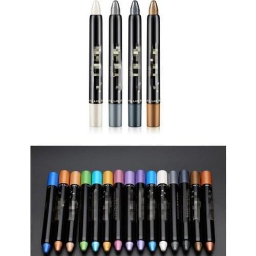 1PCS New Fashion Beauty Highlighter Eyeshadow Pencil Cosmetic Glitter Eye Shadow Pen Professional Beauty Eye Shadow T0158