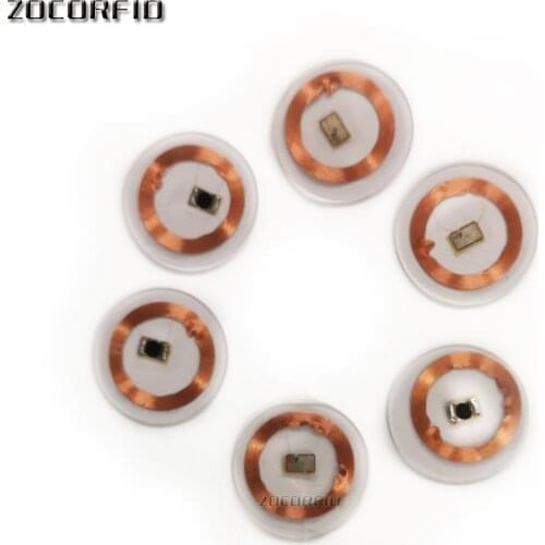 100PCS/LOT) TK4100(EM4100) RFID 125khz Coins 25mm Smart Tags Read-only with Transparent plastic for 125KHZ tag