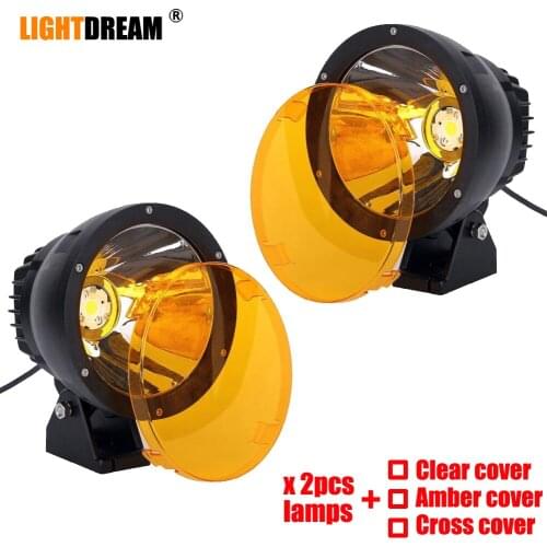 6.7" inch 4x4 off road 50W Led Cannon Spot Work Light Round Work Lamp 12V 24V Car Spotlight Good For Night Driving Car x2pcs