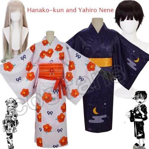 Anime Toilet Bound Jibaku Shounen Hanako Kun Cosplay Costumes Nene Yashiro Japanese Kimono Dresses Halloween Costumes For Women