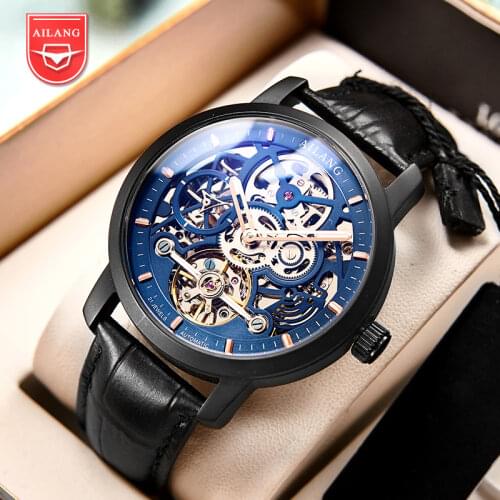 Luxury Switzerland Fashion Brand Men watch male Self-wind waterproof stainless steel automatic mechanical fashion Tourbillon