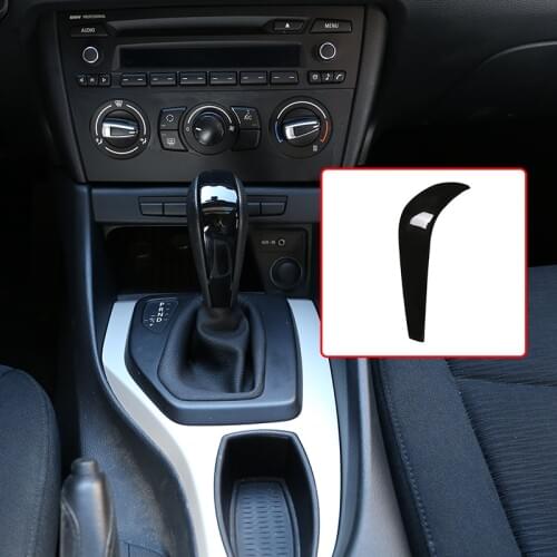 ABS Car Gear Shift Head Decoration Cover For Old Model 1 3 Series X1 E90 E92 E93 E87 Car Accessories Interior Glossy Black 1 Pcs