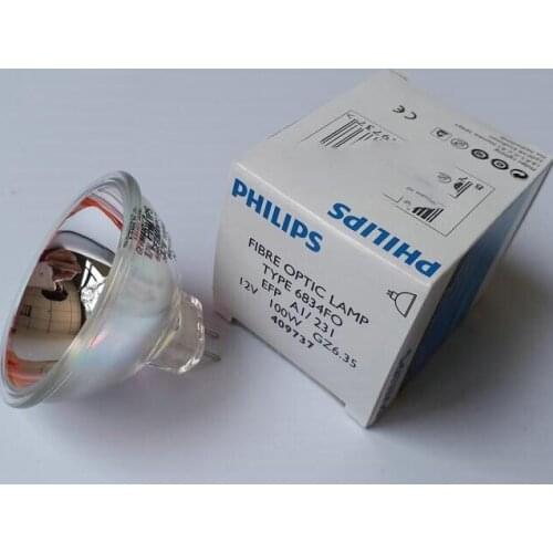 For 2pc,PH 6834FO 12V 100W EFP GZ6.35 projector bulb,6834 FO 12V100W halogen lamp,Surgical microscope light source