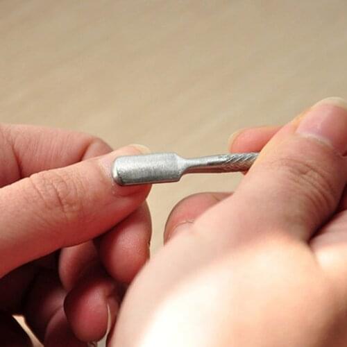 1PC Stainless Steel Cuticle Remover Double Sided Nail Dead Skin Push Nail Cuticle Pusher Manicure Nail Care Tool