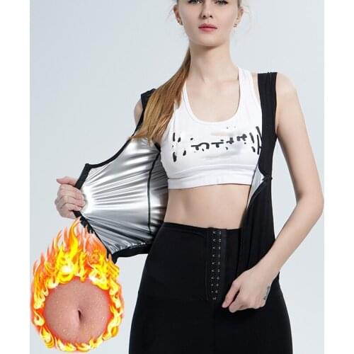 Sauna Effect Quick Sweats Body Shaper Corsets Sports Fitness Fat Burning Women Bust Push up Top Clothing Shapewear Top Vests