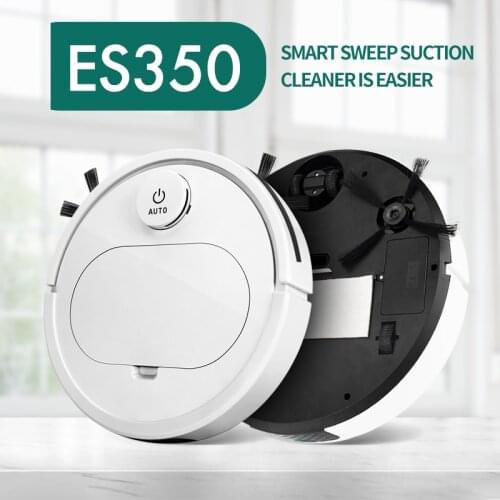 ES350 Automatic Touch Floor Sweeping Robot Lazy Home Cleaner Intelligent Vacuum Large Suction Robot Vacuum 3 in1Cleaner