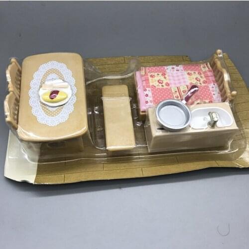 Geniune Sylvanian Doll Families Dollhouse Animal Figures furniture set clothes house food without package