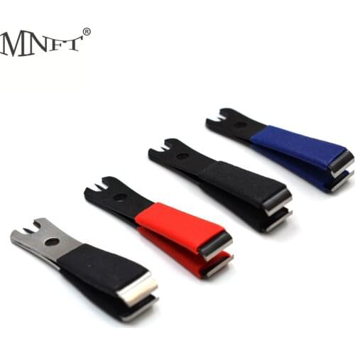 MNFT 1Pcs Fishing Line Cutter & Stainless Steel Line Clipper Hook Eye Cleaner Pin Fly Fishing Line Nippers Fly Tying Tool 2 In 1