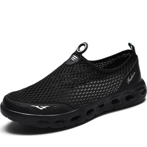 Men Casual Shoes 2020 Summer New Men Sandals Air Mesh Lightweight Breathable Water Slip-on Shoes Men Sneakers Sandalias Mujer