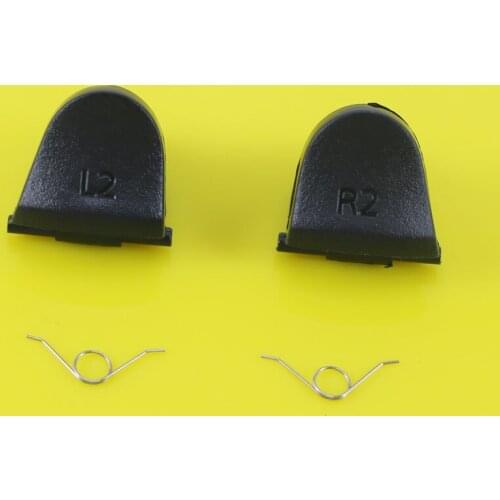 New L2 R2 trigger Button For PS4 Wireless controller L2 R2 gamepad buttons 100set/lot(100pcs L2+100pcs R2+200pcs spring)