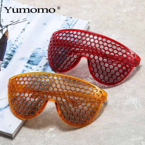 2021 New Oversized One Piece Sunglasses For Women Men Fashion Vintage Sun Glasses Steampunk Large Frame Eyewear UV400 Goggles