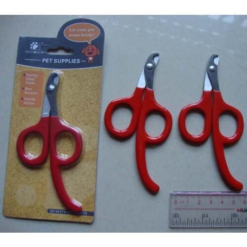 Wholesale top quality Stainless steel Nails clipped nail scissors nail clippers Pet supplies for Dogs / Cats Free shipping