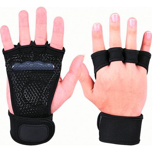 Bodybuilding Weightlifting Gym Gloves Hand Anti-Slip Dumbbell Kettle Sell Fitness Gloves Sport Crossfit Training Workout Gloves