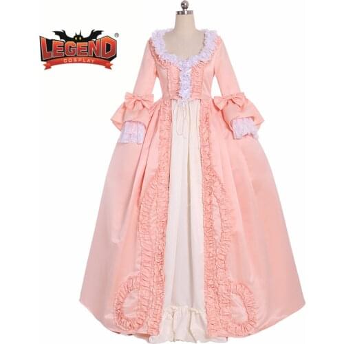 Rococo Colonial Georgian cosplay costume dress 18th Marie Antoinette Day Court gown Dress rococo suit dress
