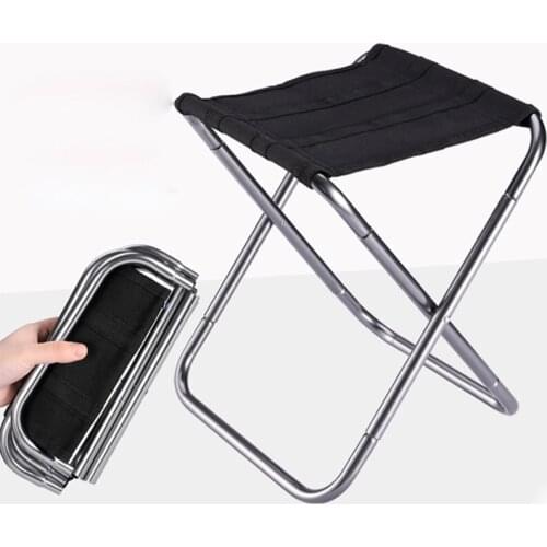 Portable Folding Chair Camping Travel Small Seat Home Outdoor Garden Furniture Lightweight Fishing Chairs Hiking Picnic Seats