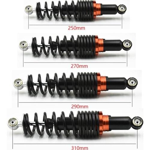 Motorcycle Rear Hydraulic Suspension Spring Shocker Absorbers Damper 250/270/290/310mm For Scooter Dirt Pit Bike 110-125cc ATVs