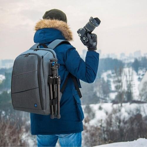 PULUZ 5011# Outdoor Portable Waterproof Scratch-proof Dual Shoulders Backpack Camera Bag