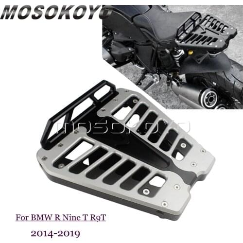 For BMW R ninet Motorcycle Adjustable Rear Topcase Luggage Rack Holder Extensible Folding Bracket Plate For BMW R nine t R9T